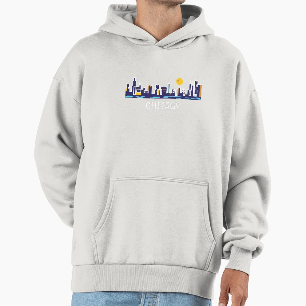 Chicago Hoodie - Fun Novelty Design for Adults - T-Shirt, Sweatshirt, Hoodie