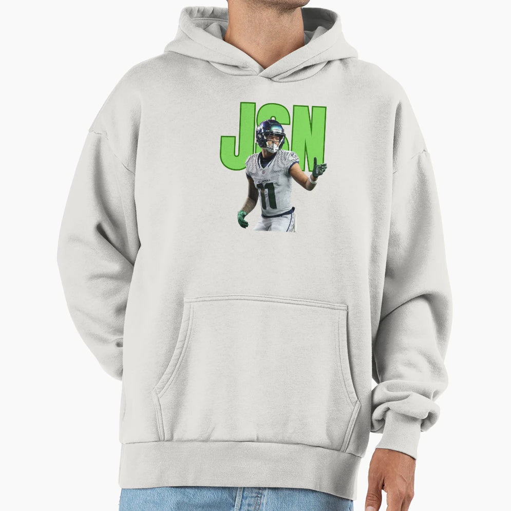 Jaxon Smith Njigba Rivalry Uniform Hoodie - Fun Novelty Design Unisex - T-Shirt, Sweatshirt, Hoodie