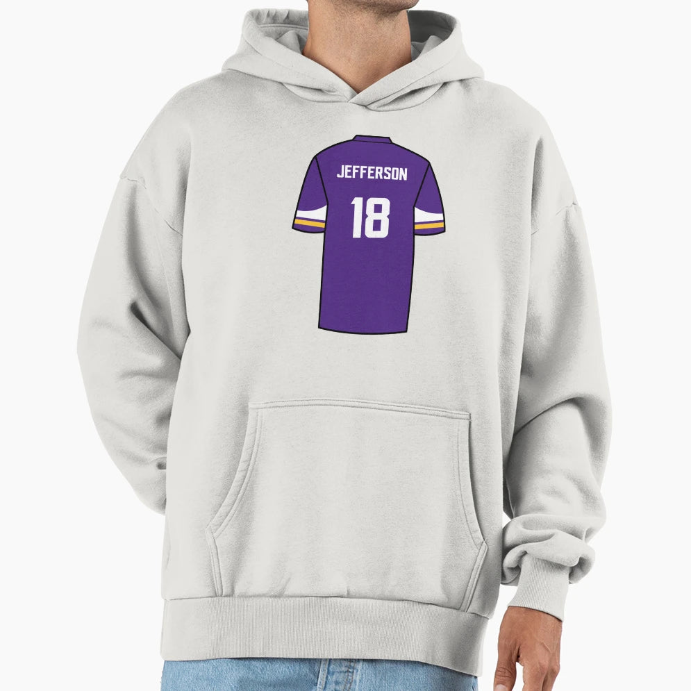JJ Jersey Hoodie - Unique Graphic Men Women - T-Shirt, Sweatshirt, Hoodie