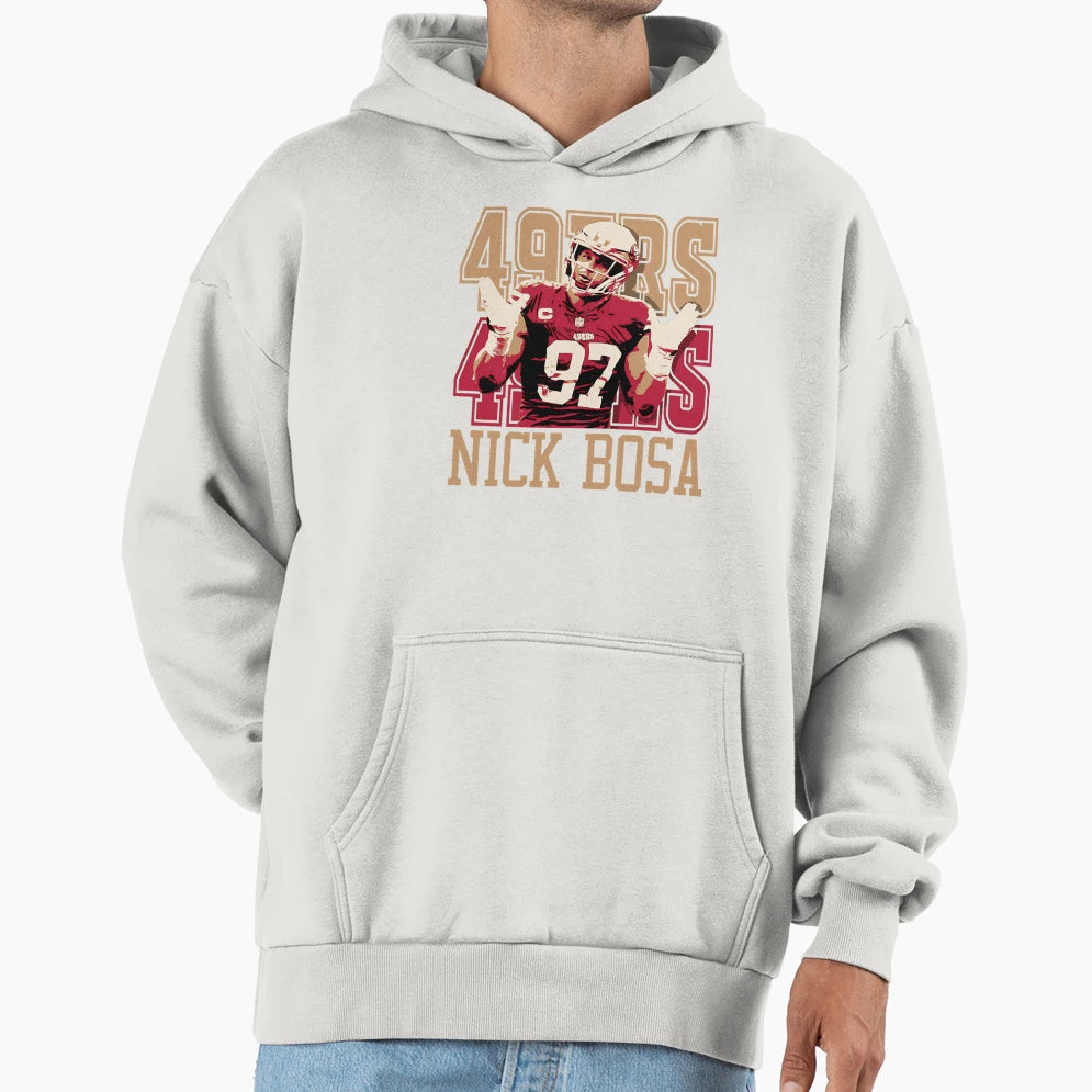 Championship Touchdown Player 97 Defensive Hoodie - Novelty Apparel Unisex - T-Shirt, Sweatshirt, Hoodie
