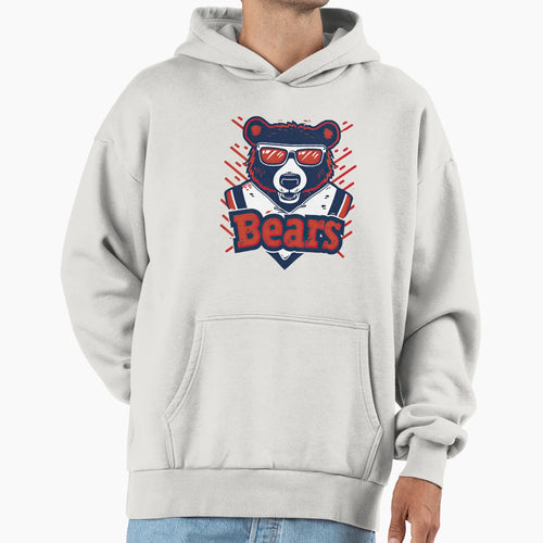 Chicago Bears Football Team 2 Hoodie - Minimalist Print for Adults - T-Shirt, Sweatshirt, Hoodie