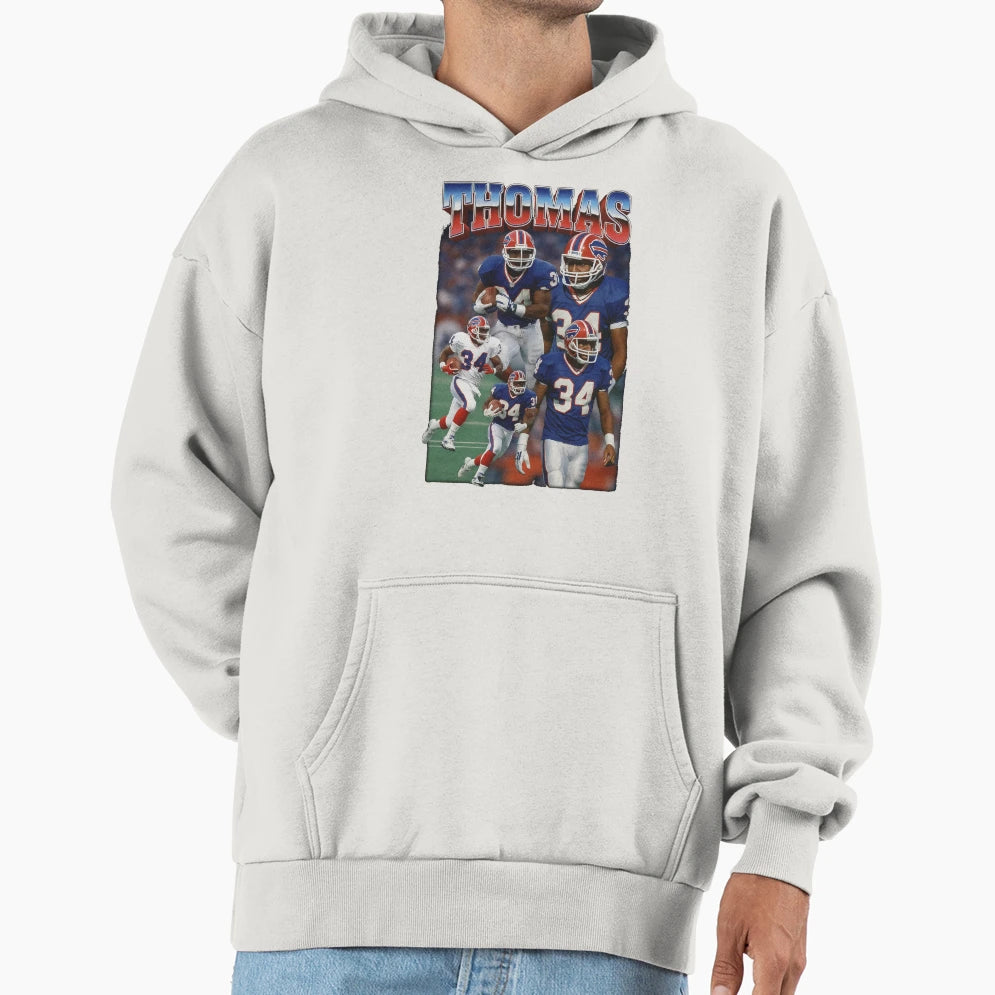 Thurman Thomas Buffalo Hoodie - Graphic Print Men Women - T-Shirt, Sweatshirt, Hoodie