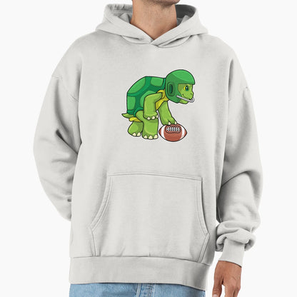 Turtle Sports Football Helmet Hoodie - Streetwear Style Men Women - T-Shirt, Sweatshirt, Hoodie