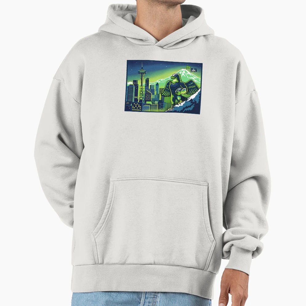 Seattle Seahawk Spirit Pacific Hoodie - Custom Art Print Men Women - T-Shirt, Sweatshirt, Hoodie