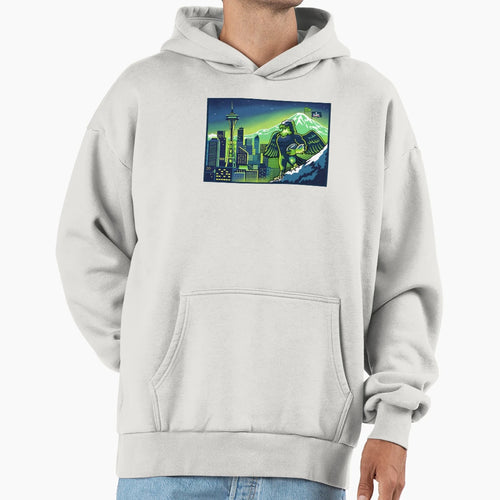 Seattle Seahawk Spirit Pacific Hoodie - Custom Art Print Men Women - T-Shirt, Sweatshirt, Hoodie