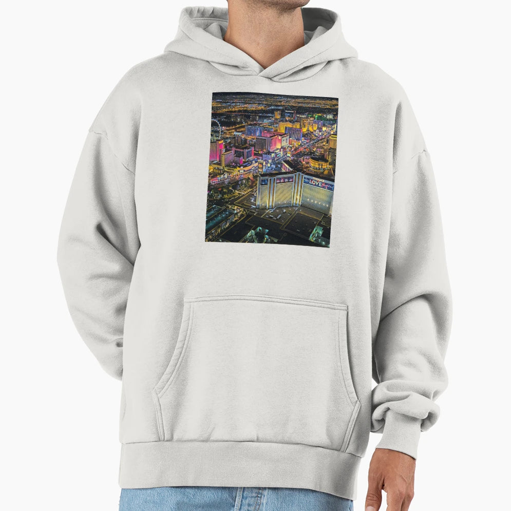 Las Vegas Strip Hoodie - Aesthetic Graphic Men Women - T-Shirt, Sweatshirt, Hoodie