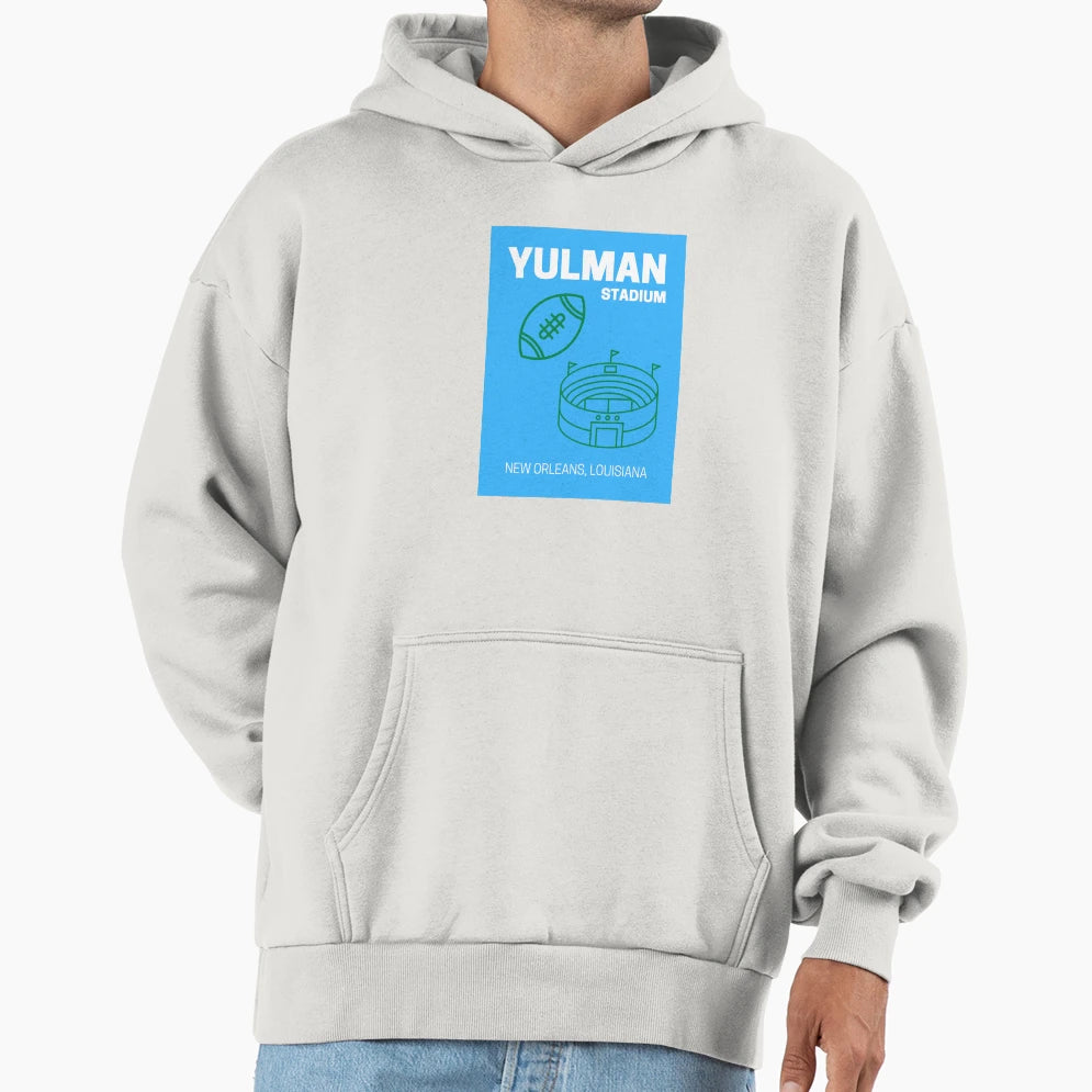 Tulane Football Stadium Hoodie - Custom Art Print for Adults - T-Shirt, Sweatshirt, Hoodie
