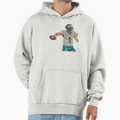 1 Touchdown Player Sports Hoodie - Casual Everyday Wear Unisex - T-Shirt, Sweatshirt, Hoodie