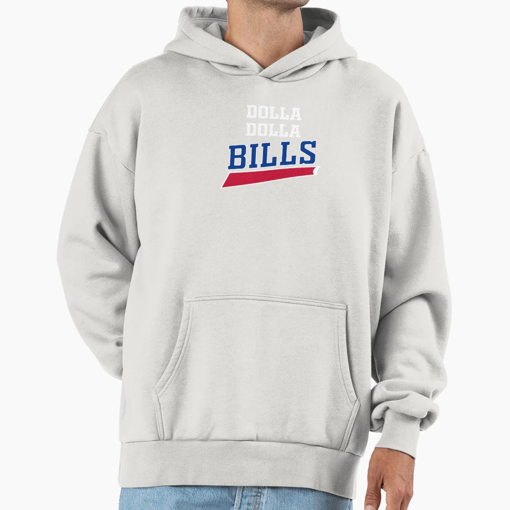 Funny Dolla Dolla Bills Hoodie - Graphic Print Men Women - T-Shirt, Sweatshirt, Hoodie