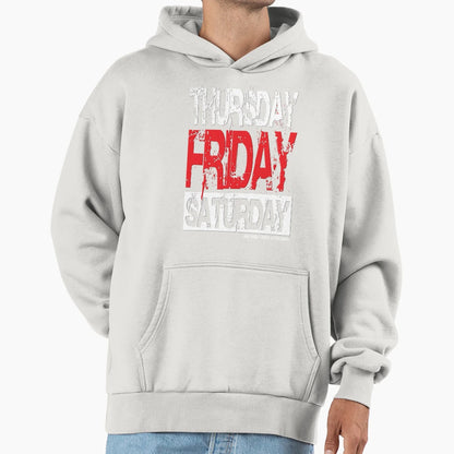 Friday 02 Dark Hoodie - Novelty Apparel for Adults - T-Shirt, Sweatshirt, Hoodie