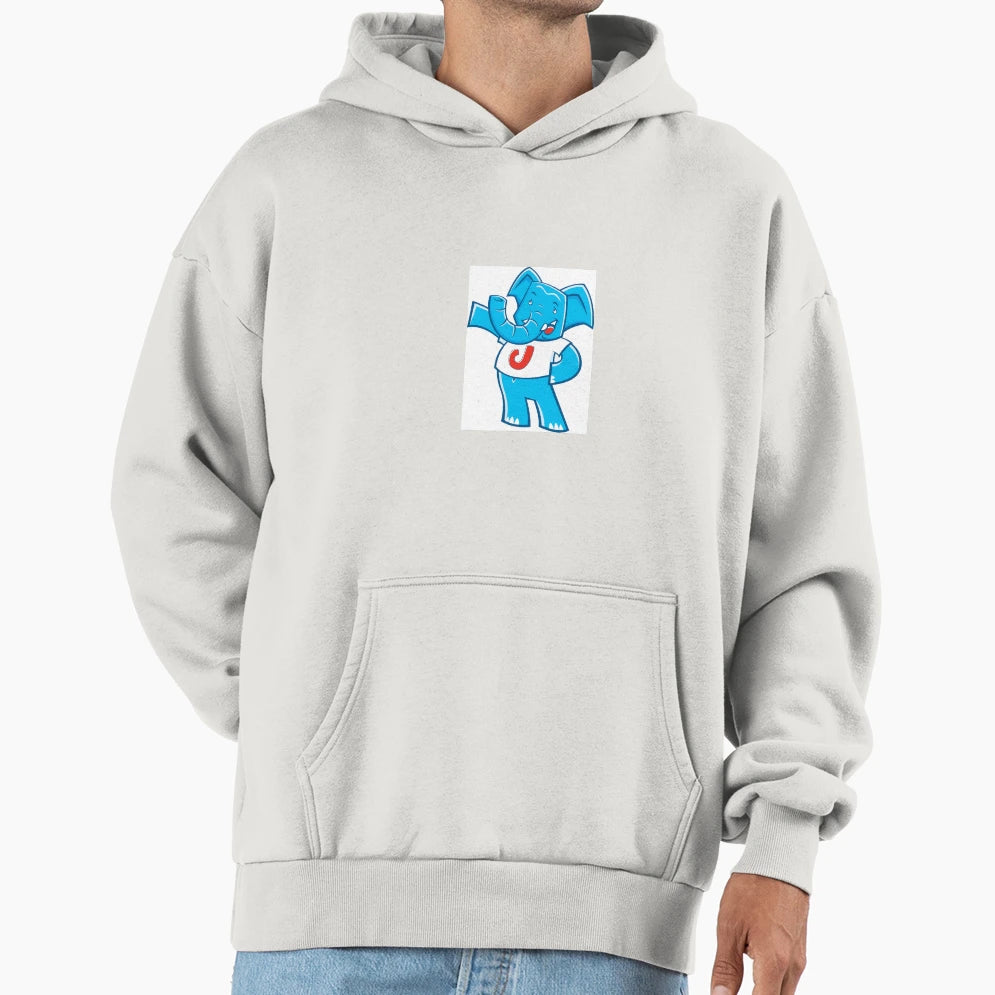 Jumbo Elephant Hoodie - Casual Everyday Wear Men Women - T-Shirt, Sweatshirt, Hoodie