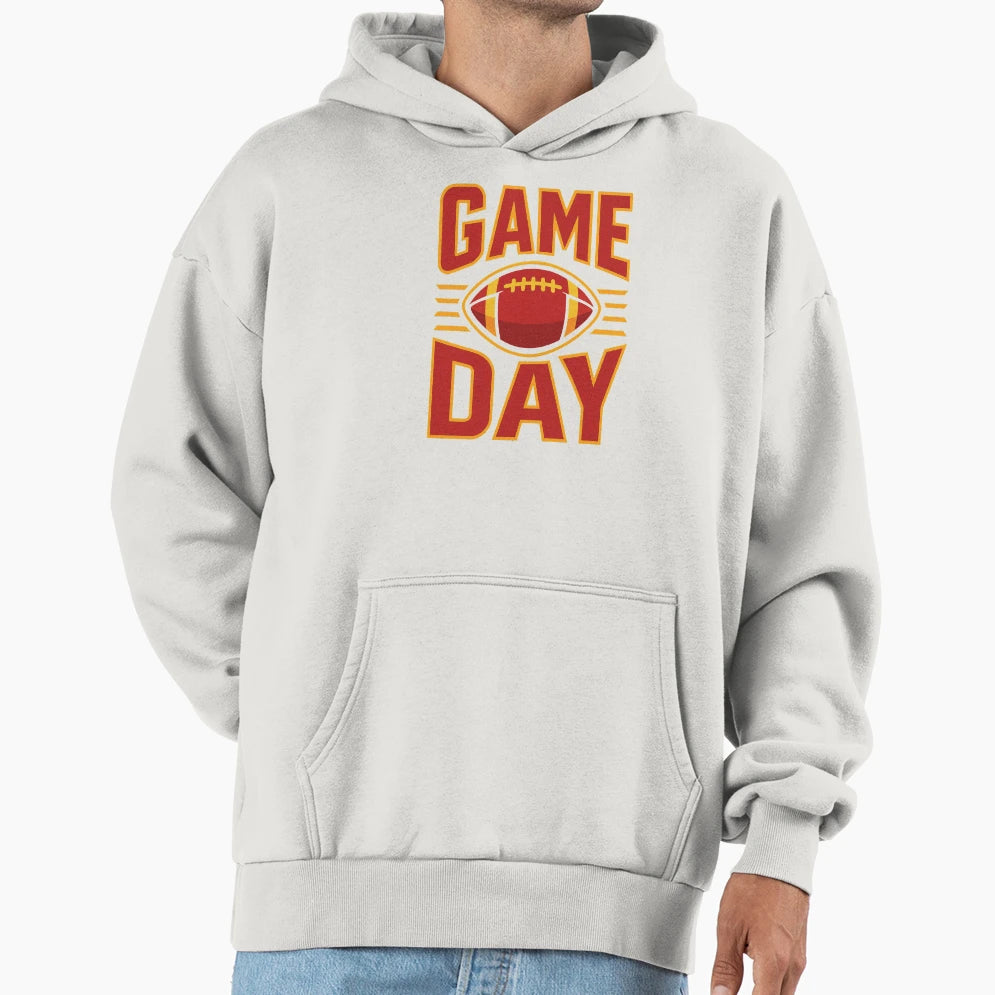 Game Day Football Season Hoodie - Fun Novelty Design Men Women - T-Shirt, Sweatshirt, Hoodie