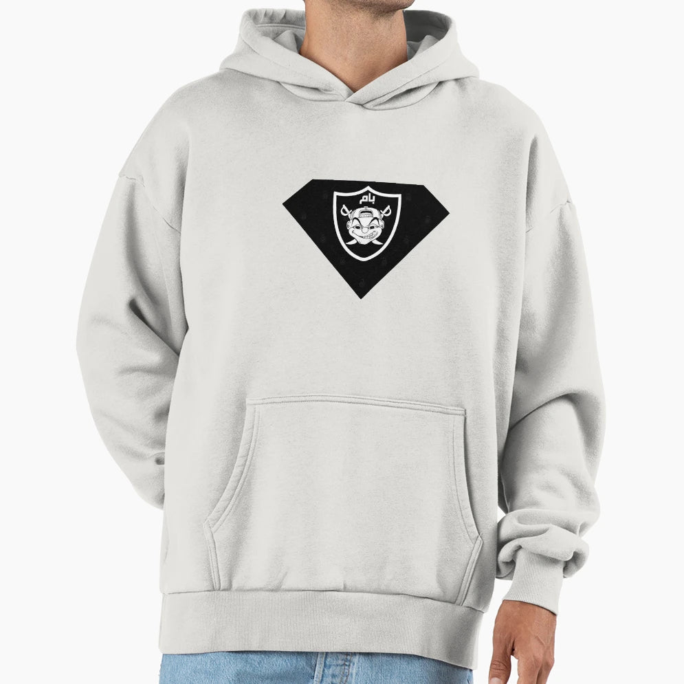 Bam Cross Swords Hoodie - Minimalist Print for Adults - T-Shirt, Sweatshirt, Hoodie
