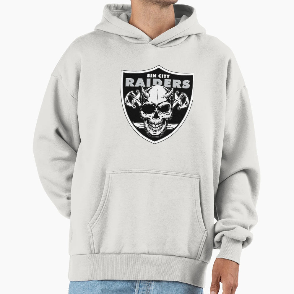 Sin City Football Hoodie - Minimalist Print Men Women - T-Shirt, Sweatshirt, Hoodie