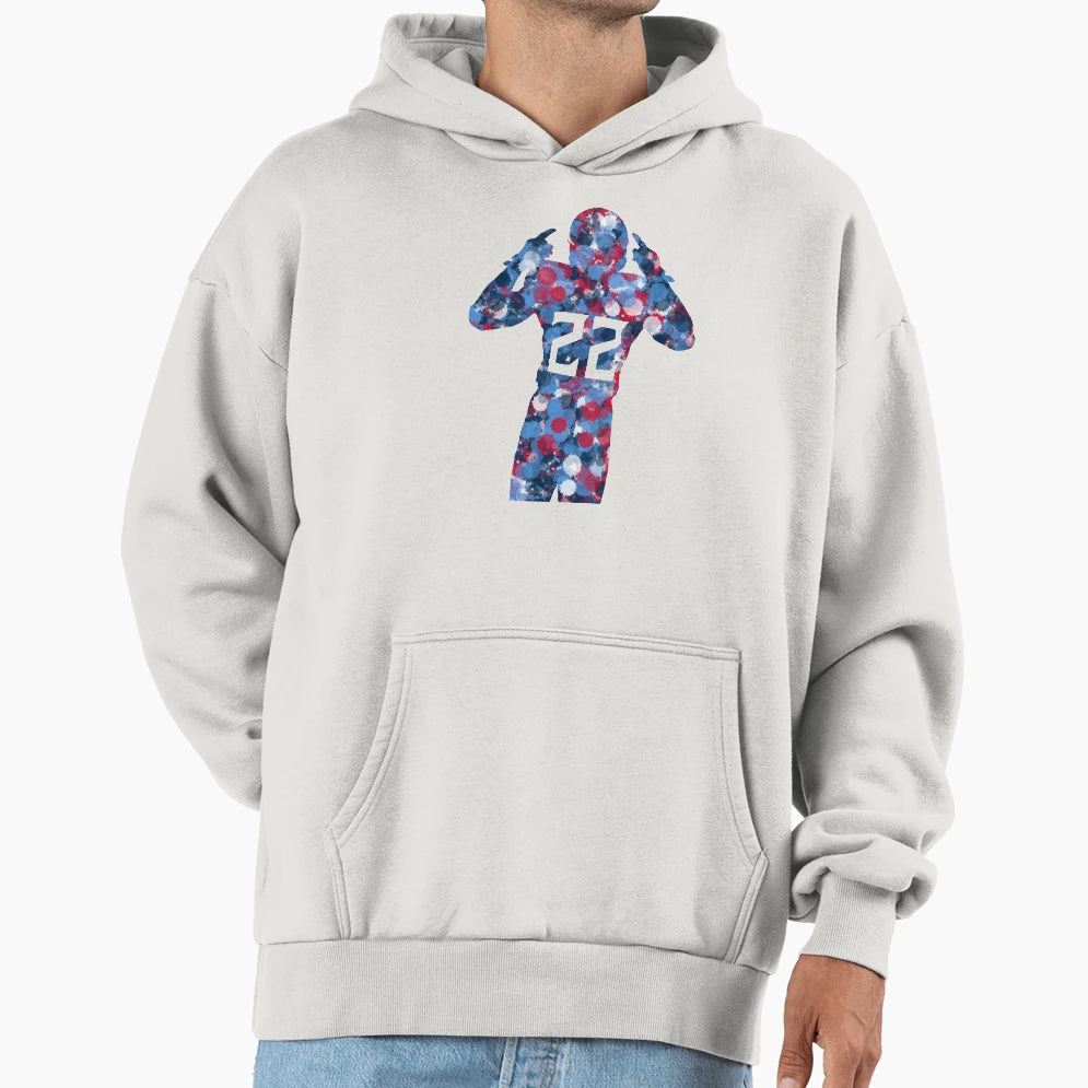 Splatter Henry Hoodie - Fun Novelty Design Unisex - T-Shirt, Sweatshirt, Hoodie
