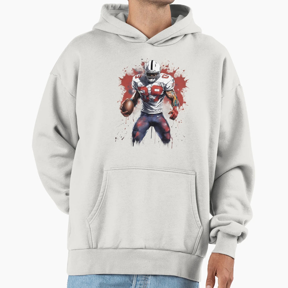 American Football Offensive Guard Hoodie - Unique Graphic for Adults - T-Shirt, Sweatshirt, Hoodie