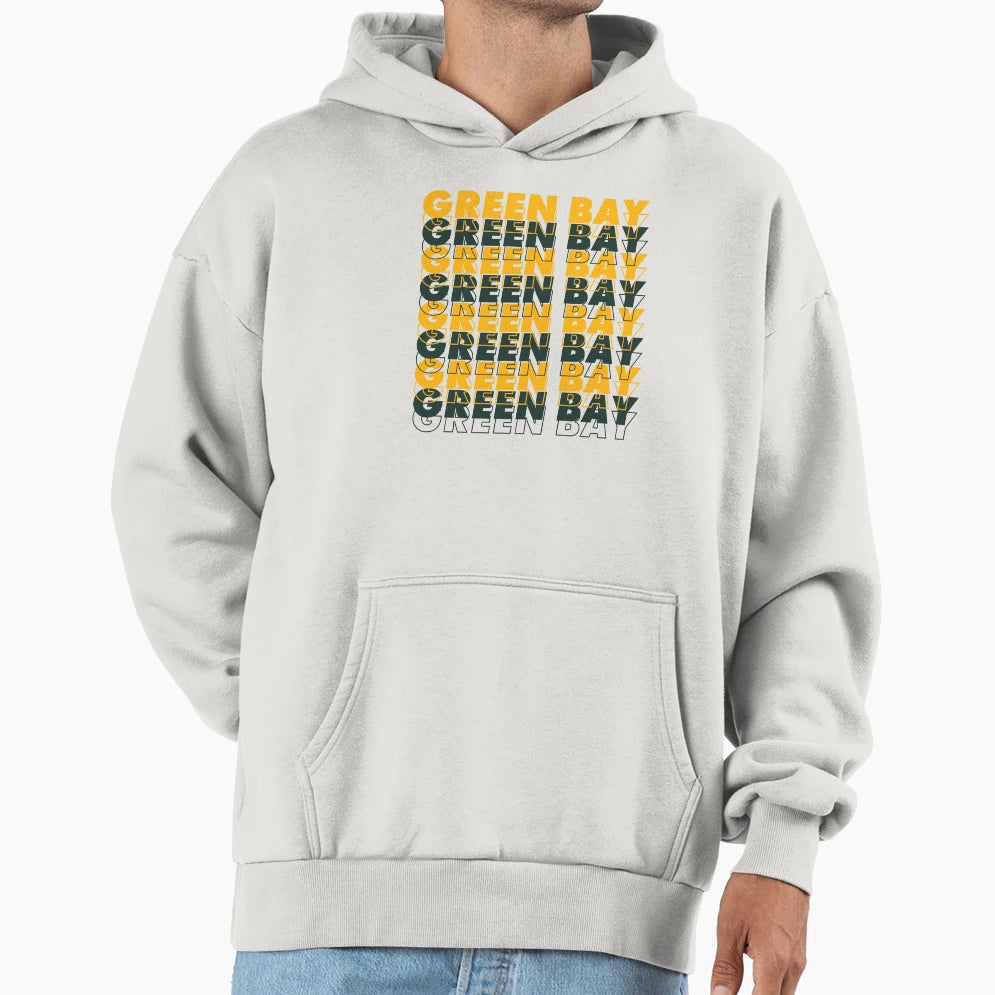 Green Bay Hoodie - Custom Art Print for Adults - T-Shirt, Sweatshirt, Hoodie