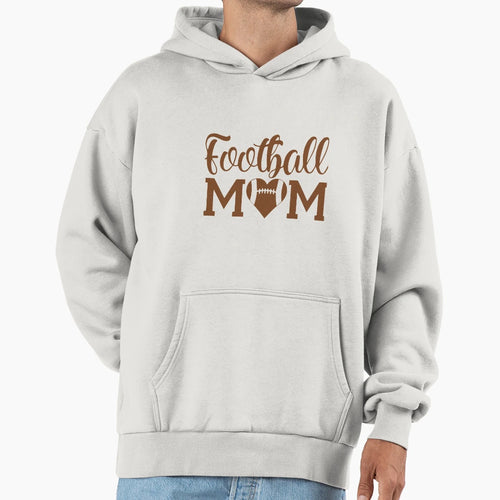 Football Mom Hoodie - Aesthetic Graphic Unisex - T-Shirt, Sweatshirt, Hoodie
