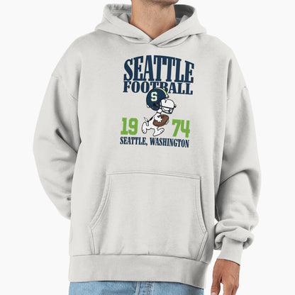 Seattle Seahawks Football Snoopy Hoodie - Casual Everyday Wear Unisex - T-Shirt, Sweatshirt, Hoodie