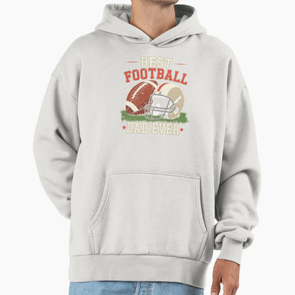 Best Football Dad Ever Football T-Shirt - Aesthetic Graphic Unisex - T-Shirt, Sweatshirt, Hoodie