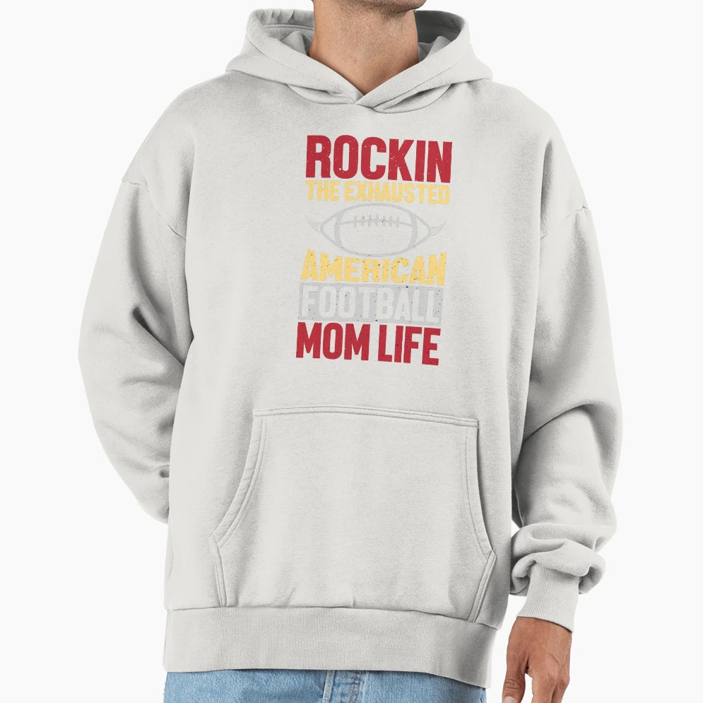 Mommy Birthday American Football Hoodie - Trendy Graphic Unisex - T-Shirt, Sweatshirt, Hoodie