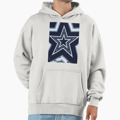 Blue Star Hoodie - Minimalist Print for Adults - T-Shirt, Sweatshirt, Hoodie
