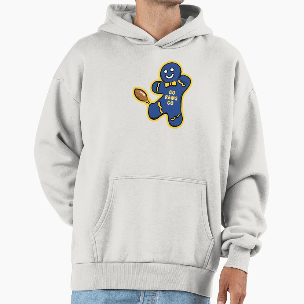 La Rams Gingerbread Hoodie - Trendy Graphic Men Women - T-Shirt, Sweatshirt, Hoodie
