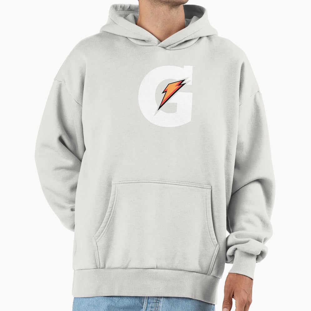 White G Lighting Gatorades Drinks Hoodie - Novelty Apparel Men Women - T-Shirt, Sweatshirt, Hoodie