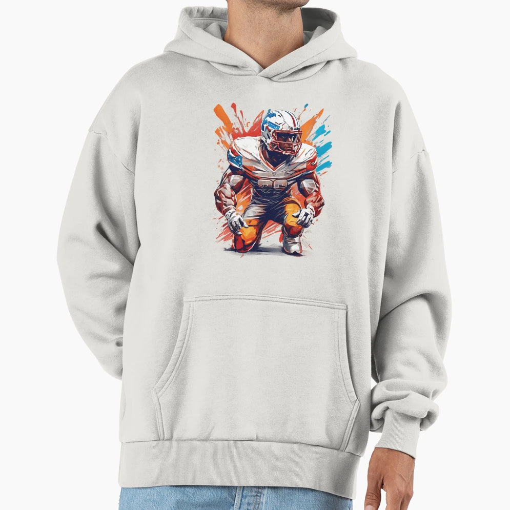 Red Zone American Football Hoodie - Fun Novelty Design Men Women - T-Shirt, Sweatshirt, Hoodie