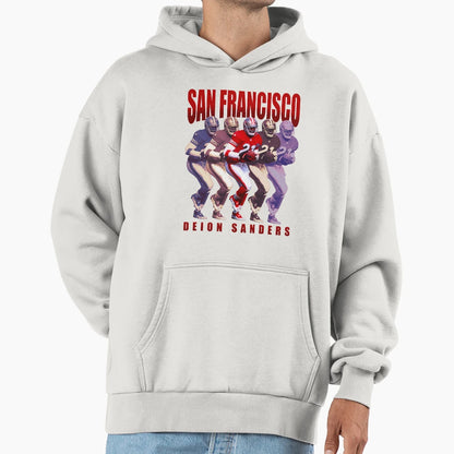 Deion Sanders Sanfrancisco 49Ers Sport Hoodie - Fun Novelty Design Unisex - T-Shirt, Sweatshirt, Hoodie