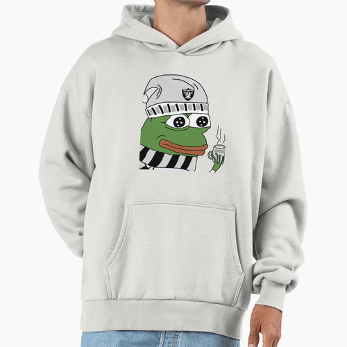 Raiders Pepe Hoodie - Fun Novelty Design Unisex - T-Shirt, Sweatshirt, Hoodie
