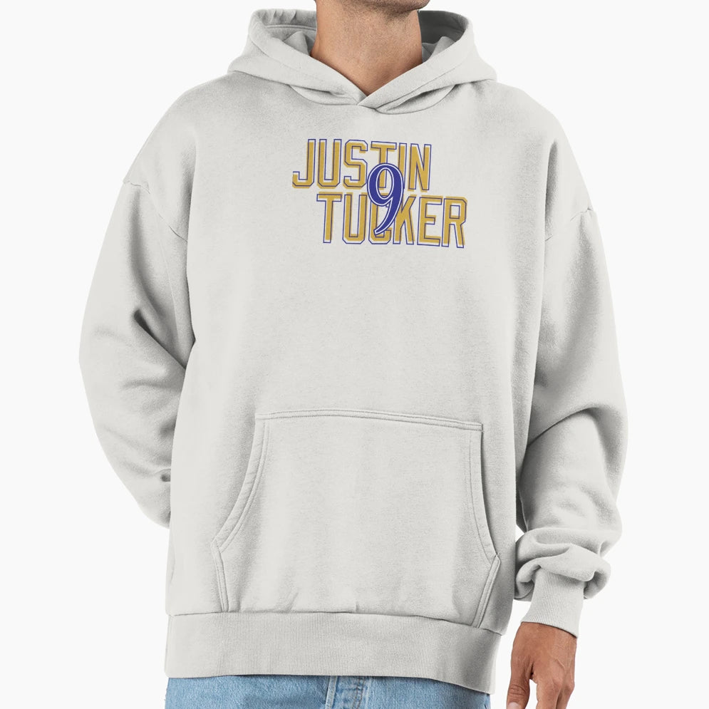 Justin Tucker 9 Hoodie - Trendy Graphic for Adults - T-Shirt, Sweatshirt, Hoodie