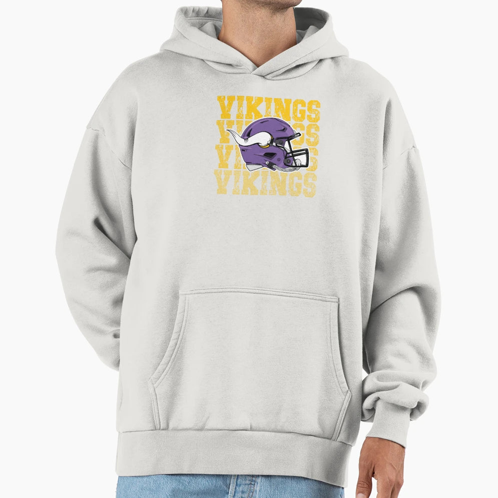 Art Minnesota Vikings Hoodie - Casual Everyday Wear Men Women - T-Shirt, Sweatshirt, Hoodie