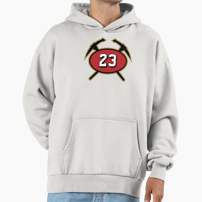 Christian Freaking Mccaffrey Hoodie - Minimalist Print Men Women - T-Shirt, Sweatshirt, Hoodie
