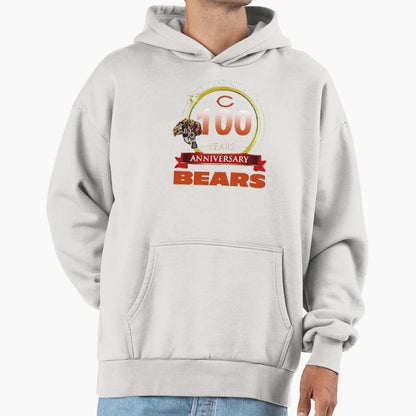 Celebrating 100 Years Anniversary Chicago Hoodie - Novelty Apparel Unisex - T-Shirt, Sweatshirt, Hoodie