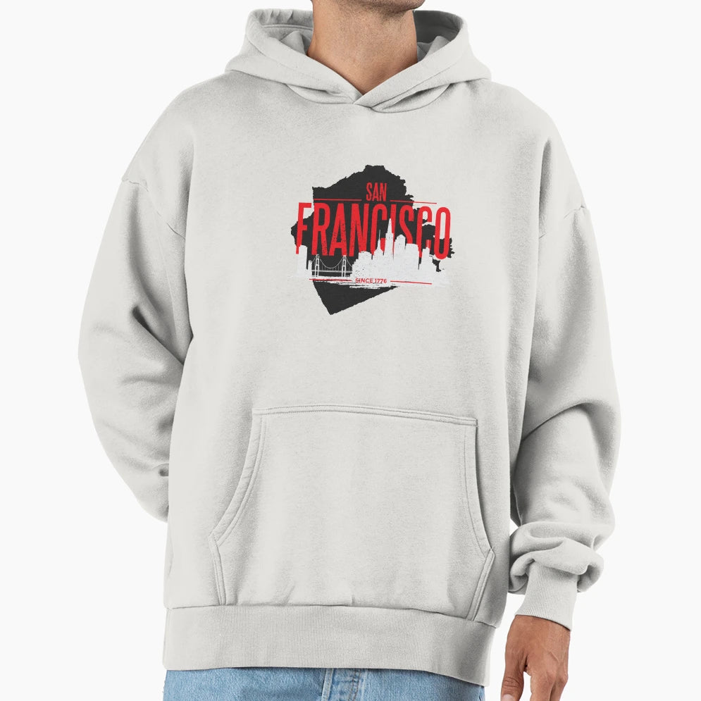 San Francisco Golden Gate Hoodie - Streetwear Style for Adults - T-Shirt, Sweatshirt, Hoodie