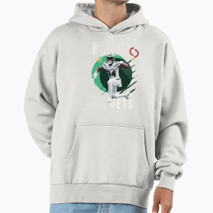 Corey Davis Football Jets Hoodie - Custom Art Print Men Women - T-Shirt, Sweatshirt, Hoodie