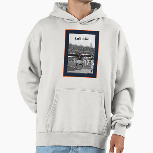 Cold As Ice Navy Border Hoodie - Streetwear Style for Adults - T-Shirt, Sweatshirt, Hoodie