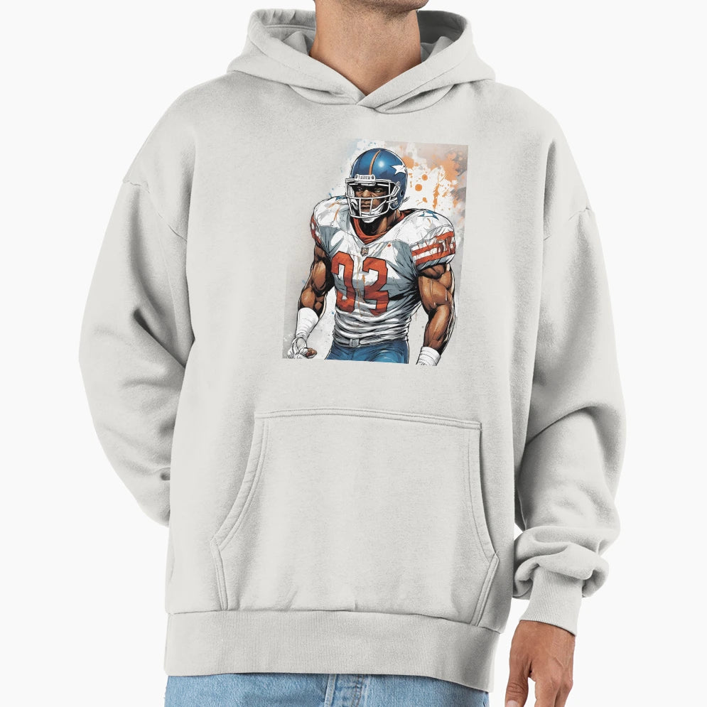 American Football Jersey Hoodie - Custom Art Print for Adults - T-Shirt, Sweatshirt, Hoodie