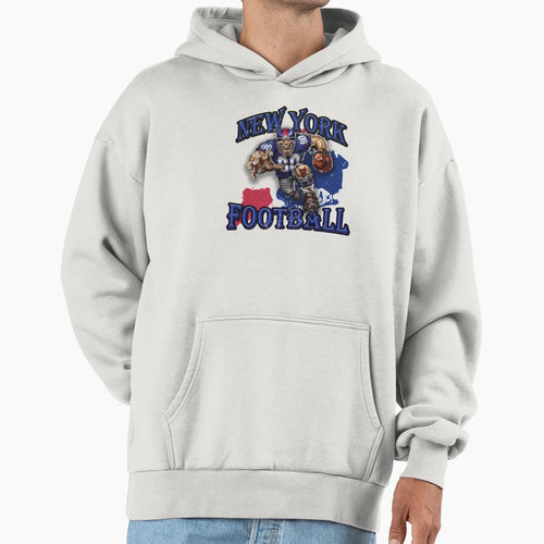 New York Football Detroit Football Hoodie - Minimalist Print Men Women - T-Shirt, Sweatshirt, Hoodie