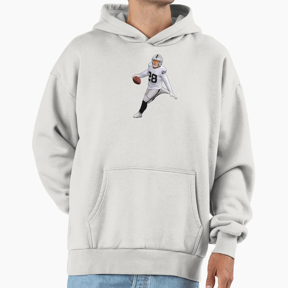 Josh Jacobs 28 Carries Ball Hoodie - Unique Graphic Men Women - T-Shirt, Sweatshirt, Hoodie