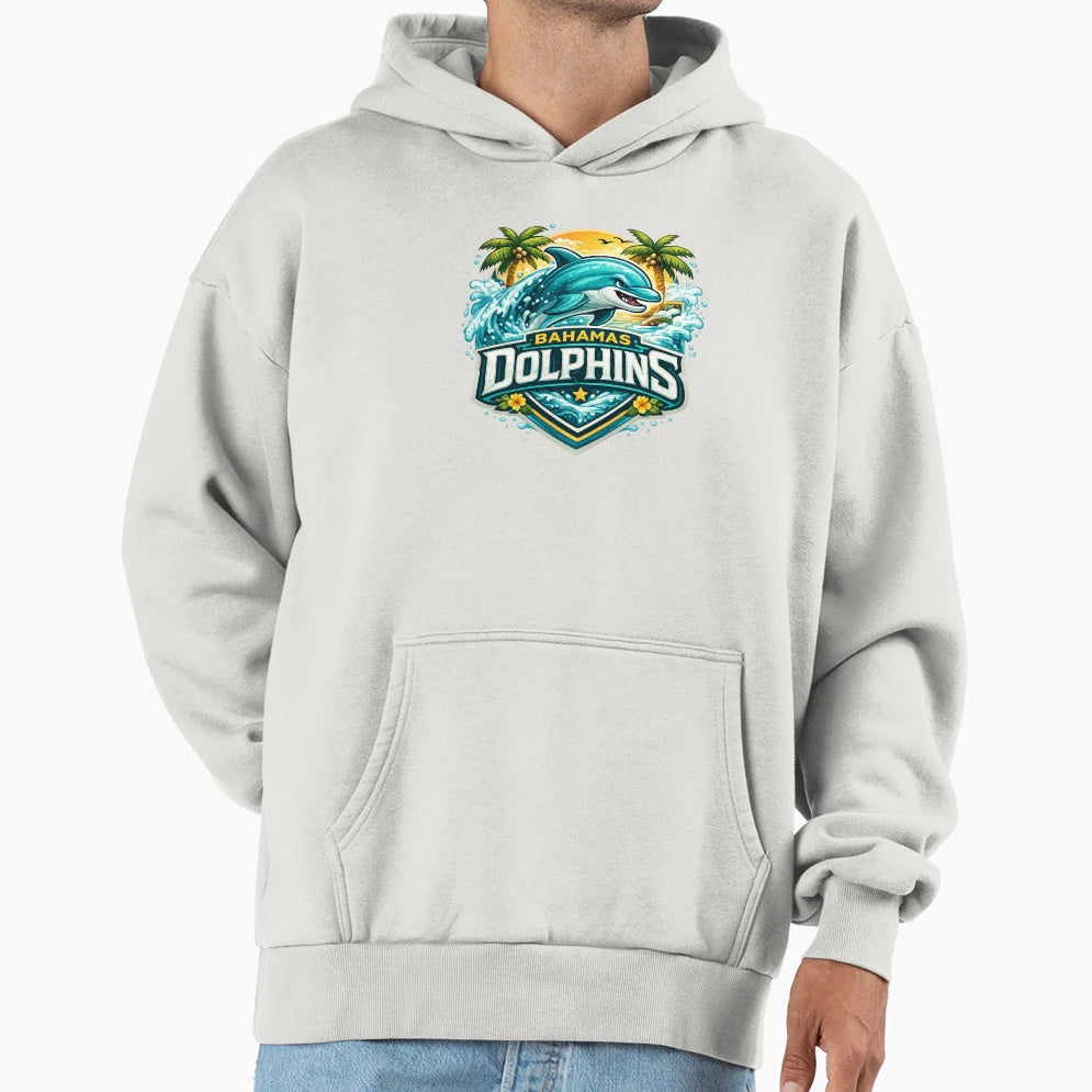Bahamas Dolphins Hoodie - Aesthetic Graphic Unisex - T-Shirt, Sweatshirt, Hoodie