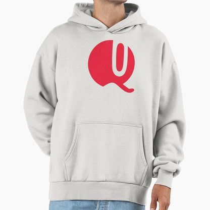Red Q Code Hoodie - Custom Art Print Unisex - T-Shirt, Sweatshirt, Hoodie