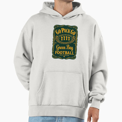 Go Pack Go Green Bay And T-Shirt - Custom Art Print Men Women - T-Shirt, Sweatshirt, Hoodie