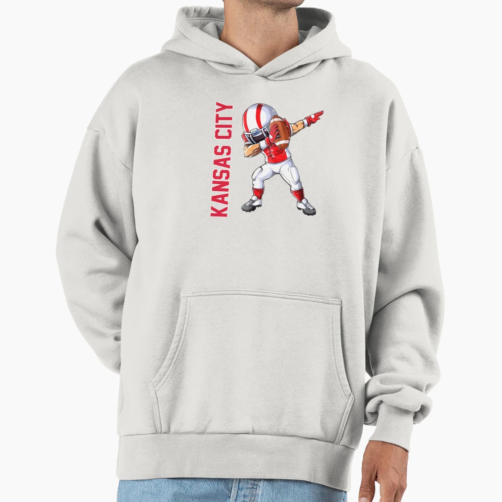 Kansas City Football Detroit Football Hoodie - Custom Art Print Men Women - T-Shirt, Sweatshirt, Hoodie