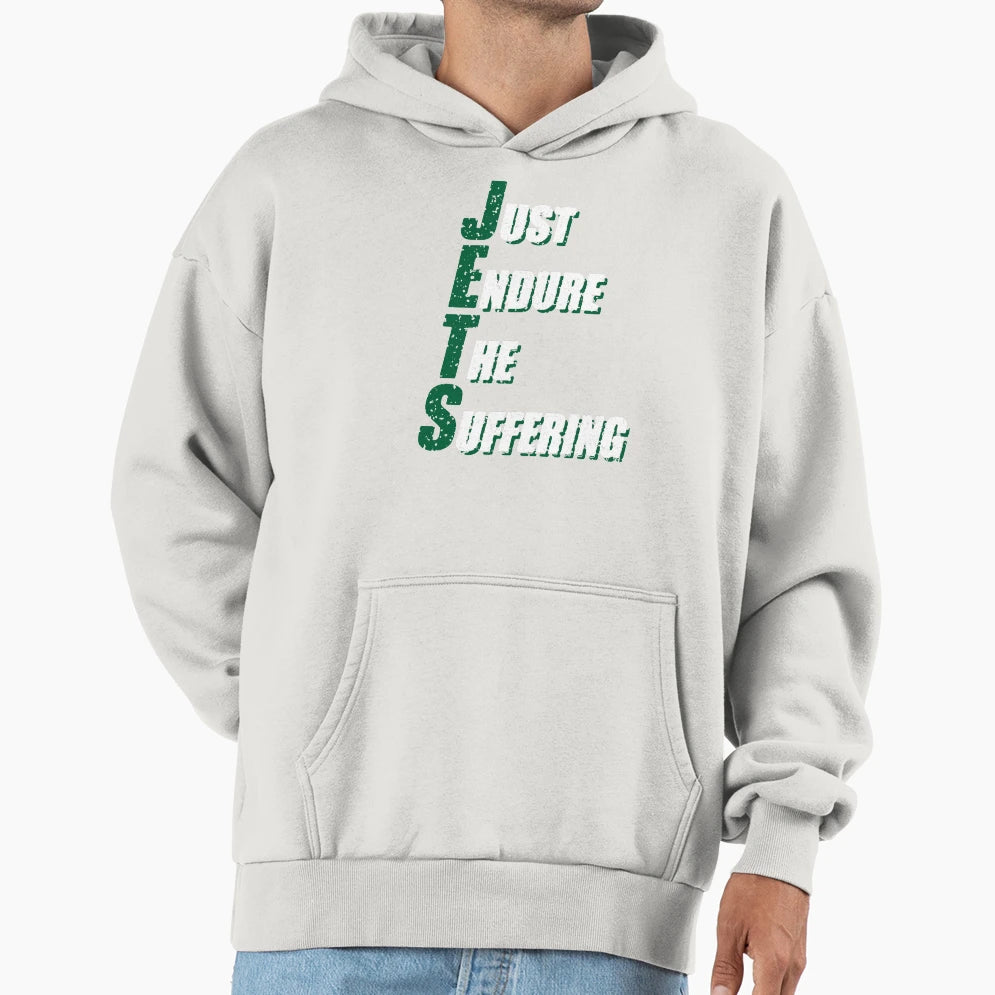 Just Endure Suffering Hoodie - Novelty Apparel for Adults - T-Shirt, Sweatshirt, Hoodie