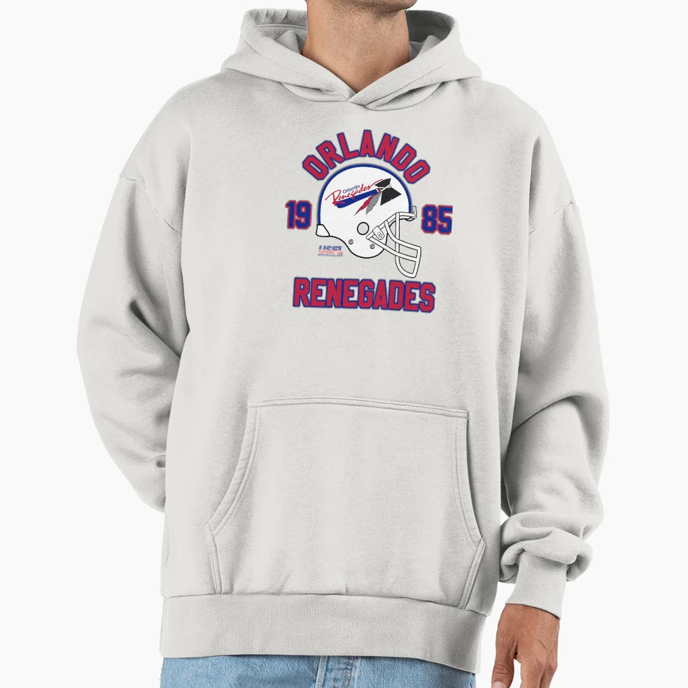 Orlando Renegades Helmet Hoodie - Casual Everyday Wear Unisex - T-Shirt, Sweatshirt, Hoodie