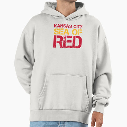 Kansas City Sea Red Hoodie - Streetwear Style Men Women - T-Shirt, Sweatshirt, Hoodie
