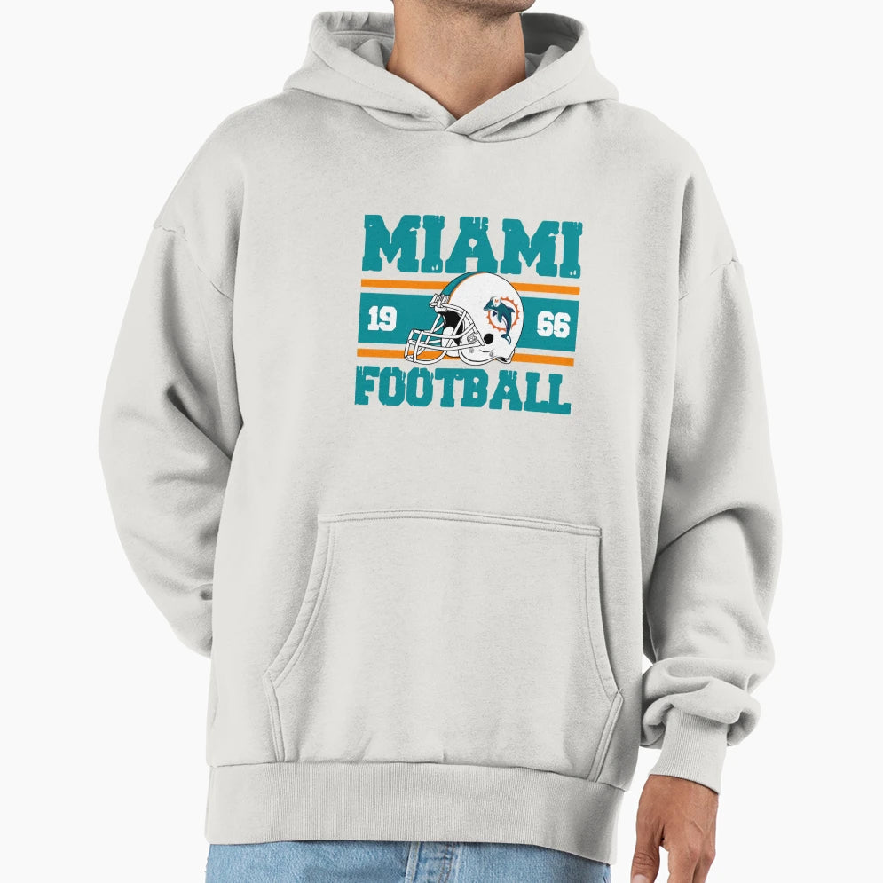 Art Miami Dolphins Hoodie - Minimalist Print Men Women - T-Shirt, Sweatshirt, Hoodie