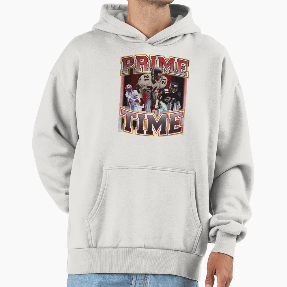 Prime Time Hoodie - Novelty Apparel for Adults - T-Shirt, Sweatshirt, Hoodie